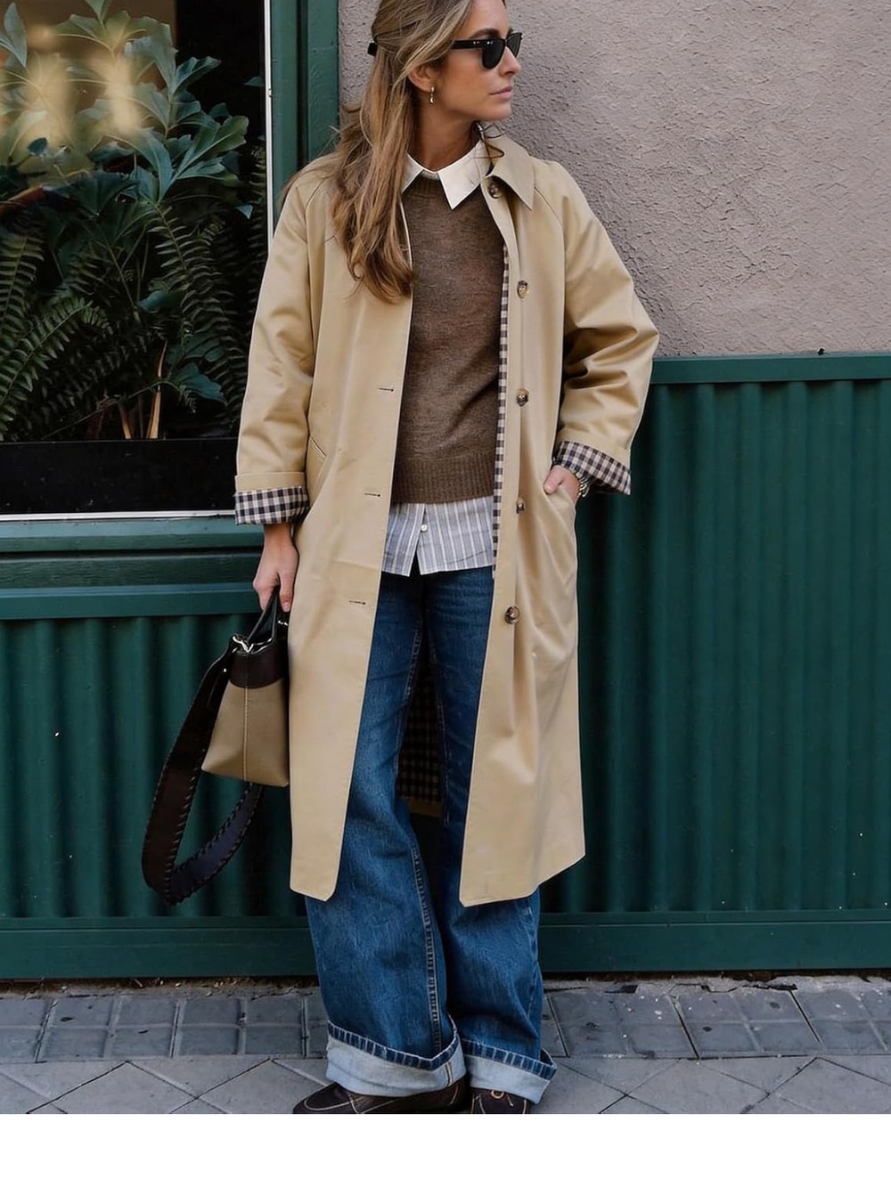 Classic Beige Trench Coat - Women's Long Raincoat lightwait
